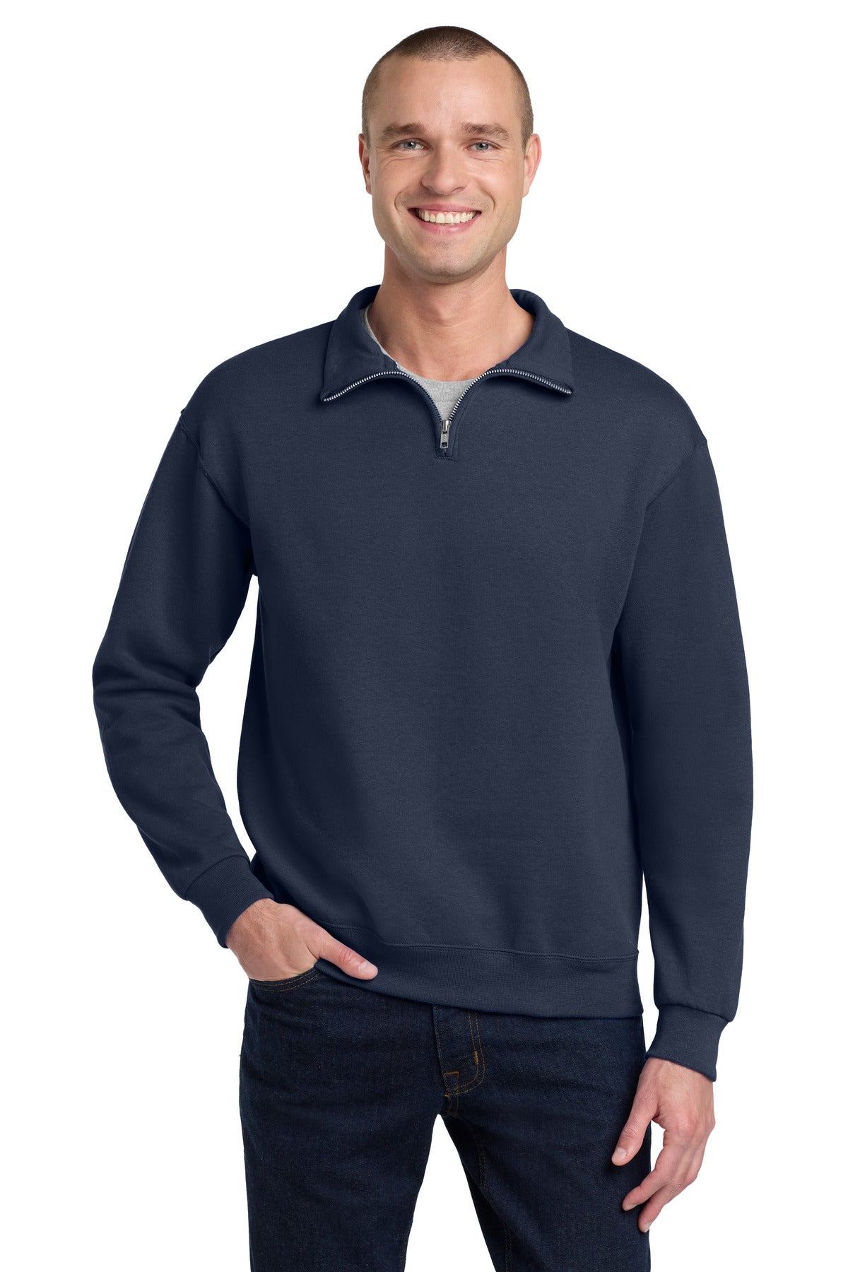 Jerzees ®  - NuBlend ®  1/4-Zip Cadet Collar Sweatshirt. 995M - Jerzees 995M