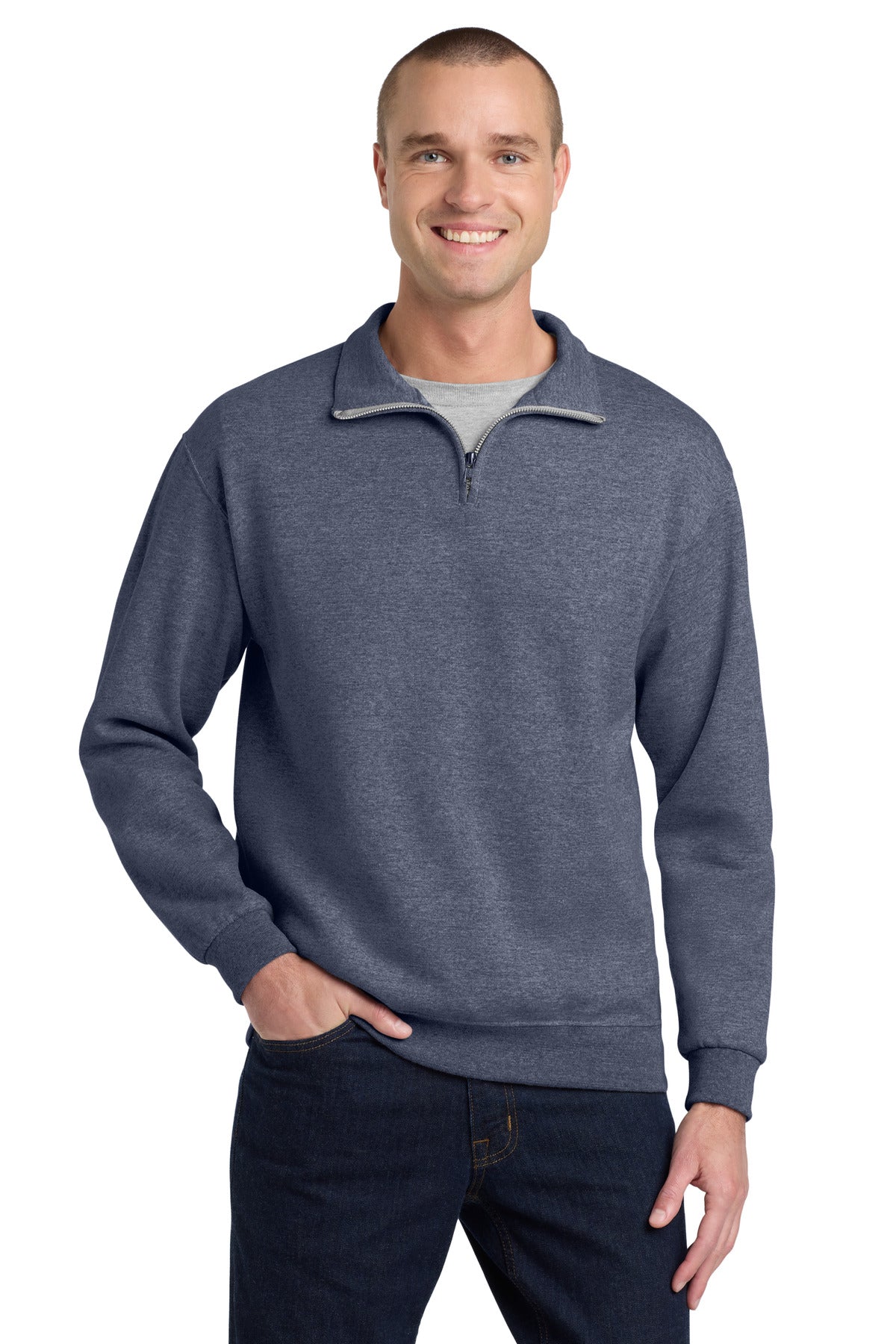 Jerzees ®  - NuBlend ®  1/4-Zip Cadet Collar Sweatshirt. 995M - Jerzees 995M