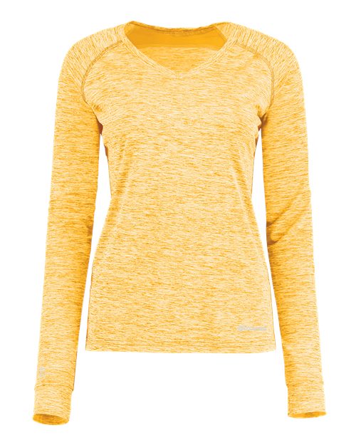 Holloway Women's Electrify CoolCore® Long Sleeve V-Neck T-Shirt - Holloway 222770