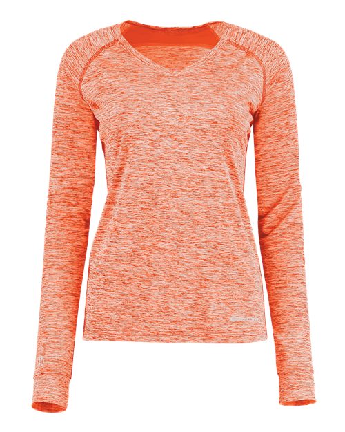 Holloway Women's Electrify CoolCore® Long Sleeve V-Neck T-Shirt - Holloway 222770