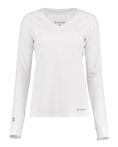 Holloway Women's Electrify CoolCore® Long Sleeve V-Neck T-Shirt - Holloway 222770