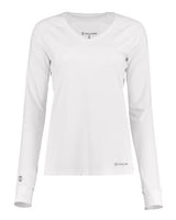 Holloway Women's Electrify CoolCore® Long Sleeve V-Neck T-Shirt - Holloway 222770