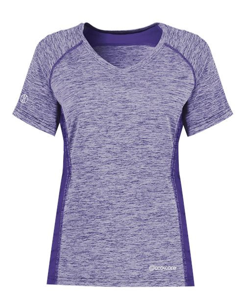 Holloway Women's Electrify CoolCore® V-Neck T-Shirt - Holloway 222771