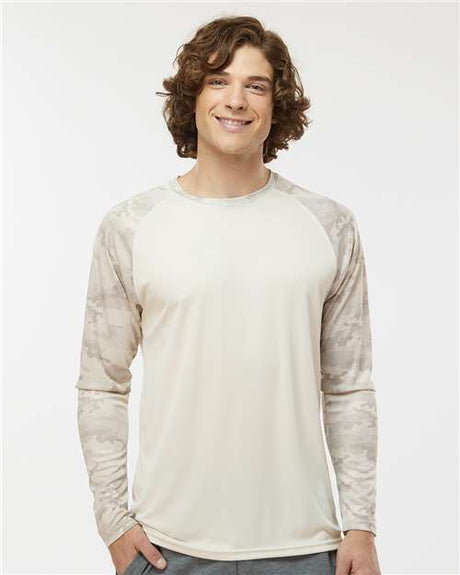 Paragon Unisex Cayman Performance Camo Colorblocked Long Sleeve T-Shirt - Paragon 216