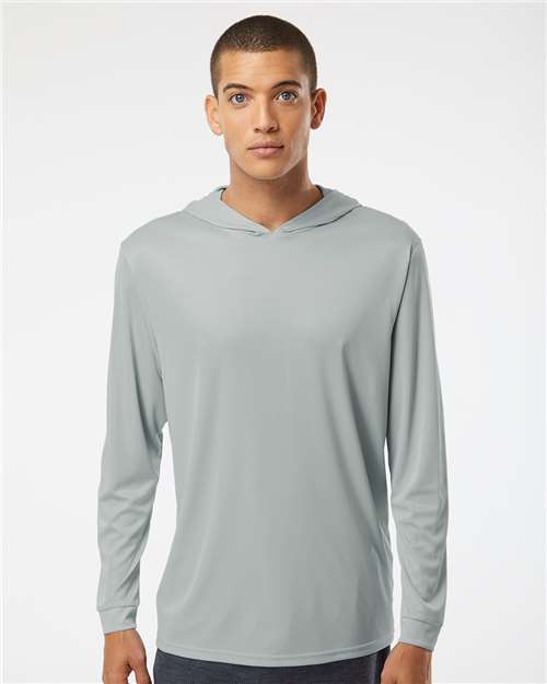 Paragon Bahama Performance Hooded Long Sleeve T-Shirt - Medium Grey - Paragon 220 Paragon Medium Grey XS