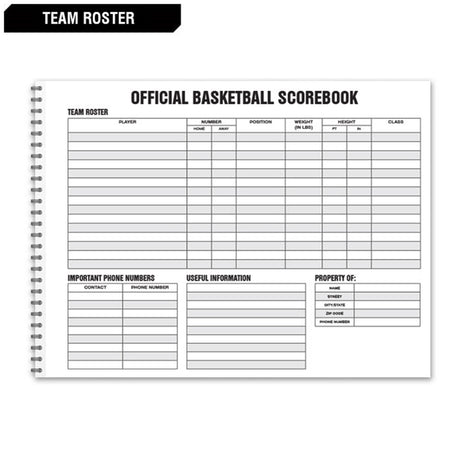 Champro Basketball Score Book | Champro A07BK