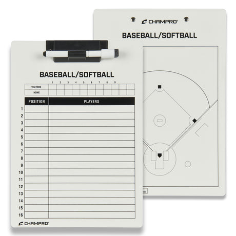 Champro Baseball/Softball Coach's Board 12\"x9\" | Champro A099BS Champro Standard Standard