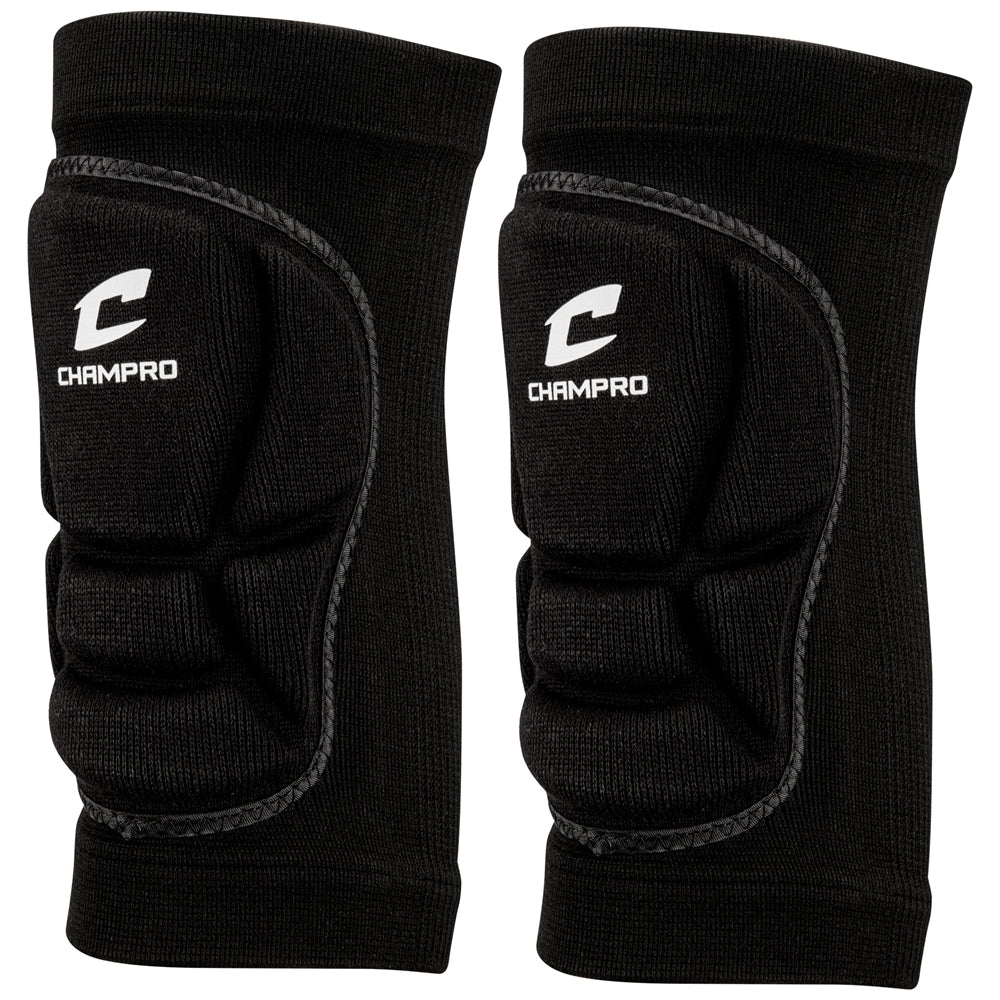 Champro High Compression/Low Profile Knee Pad | Champro A1004 Champro BLACK JUNIOR