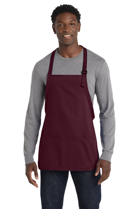 Port Authority A510 Medium-Length Apron with Pouch Pockets