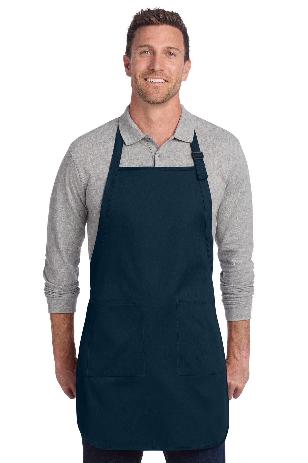 Port Authority  ®  Full-Length Two-Pocket Bib Apron. A600 - Port Authority A600