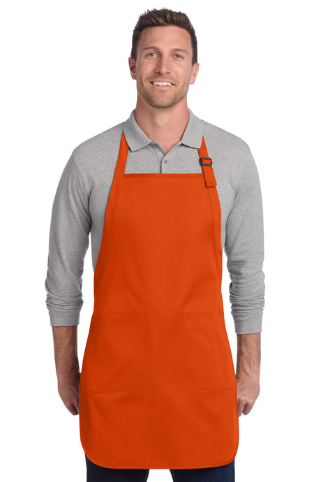 Port Authority  ®  Full-Length Two-Pocket Bib Apron. A600 - Port Authority A600