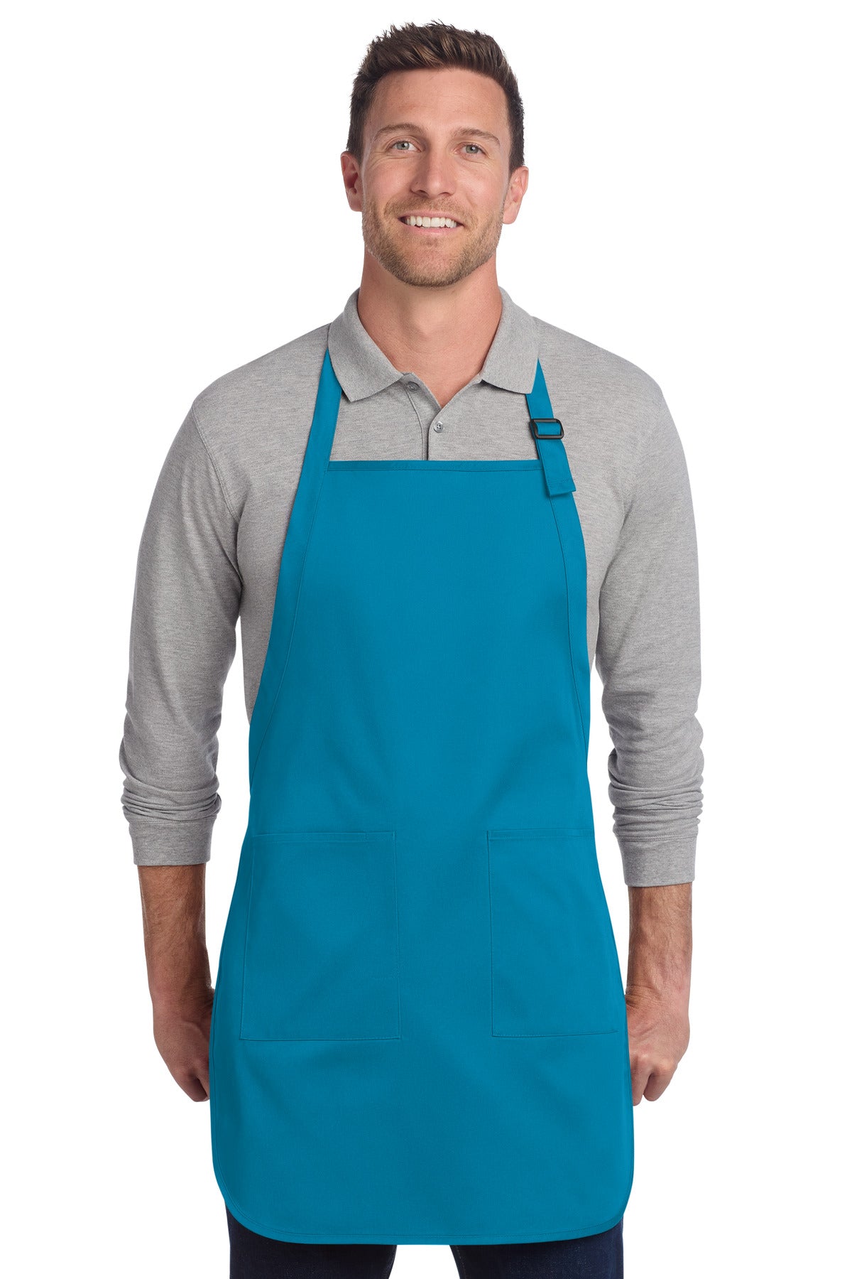 Port Authority  ®  Full-Length Two-Pocket Bib Apron. A600 - Port Authority A600