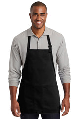 Port Authority  ®  Medium-Length Two-Pocket Bib Apron. A601 - Port Authority A601