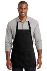 Port Authority  ®  Medium-Length Two-Pocket Bib Apron. A601 - Port Authority A601