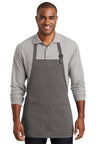 Port Authority  ®  Medium-Length Two-Pocket Bib Apron. A601 - Port Authority A601