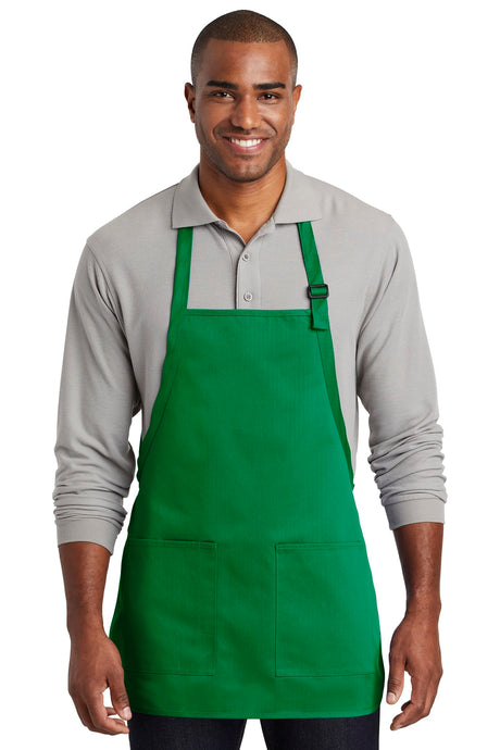 Port Authority  ®  Medium-Length Two-Pocket Bib Apron. A601 - Port Authority A601