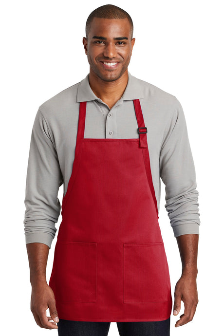 Port Authority  ®  Medium-Length Two-Pocket Bib Apron. A601 - Port Authority A601