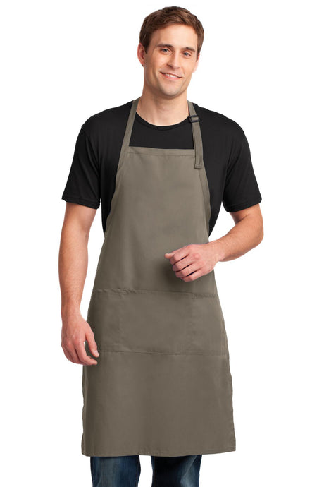 Port Authority ®  Easy Care Extra Long Bib Apron with Stain Release. A700 - Port Authority A700