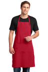 Port Authority ®  Easy Care Extra Long Bib Apron with Stain Release. A700 - Port Authority A700