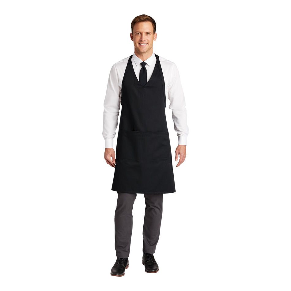 Port Authority ®  Easy Care Tuxedo Apron with Stain Release. A704 - Port Authority A704