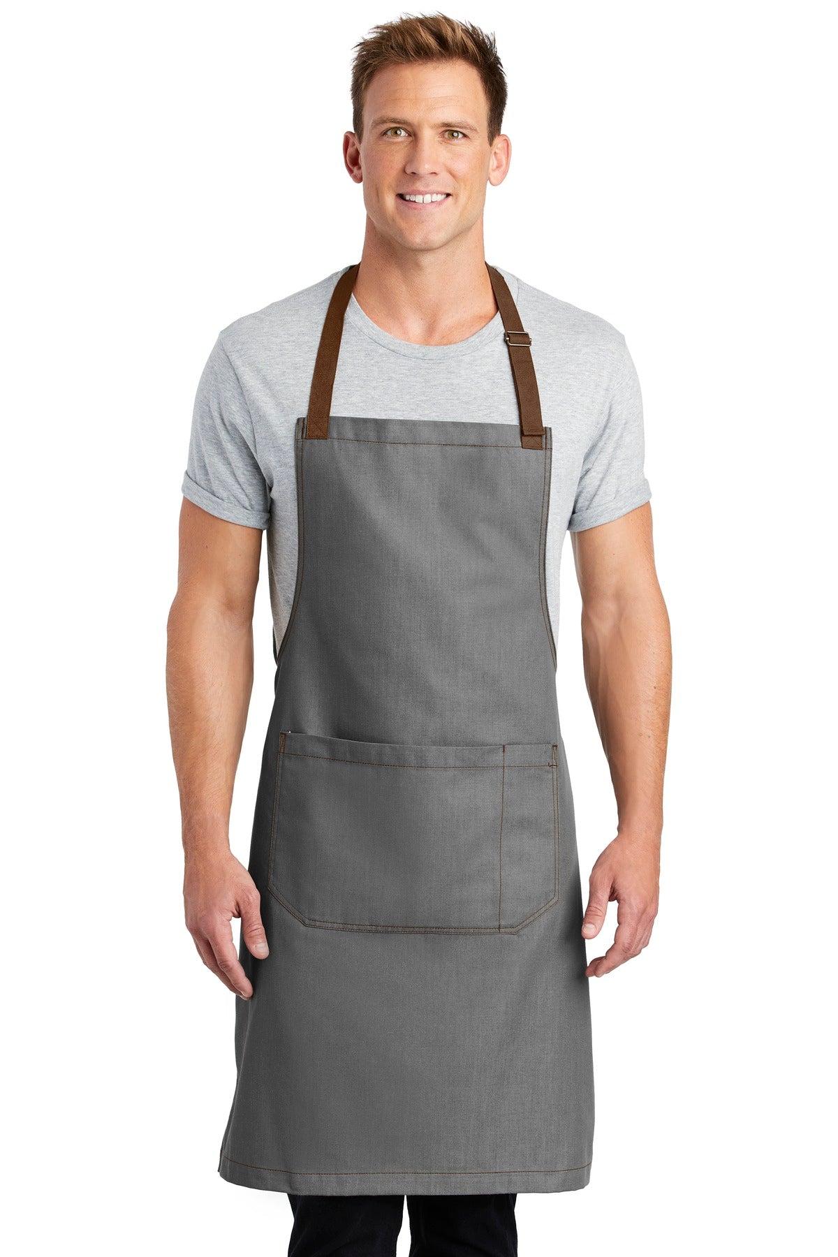 Port Authority  ®  Market Full-Length Bib Apron. A800 - Port Authority A800