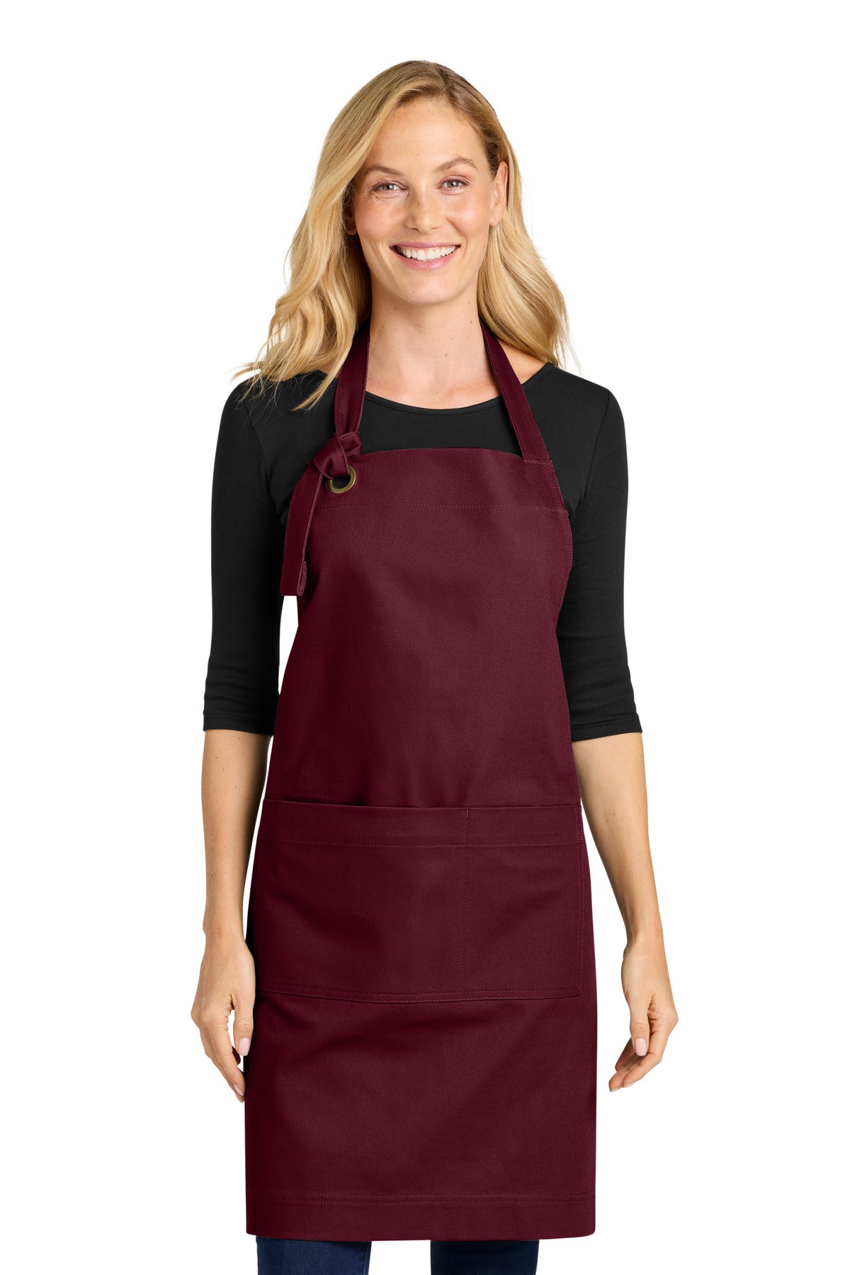 Port Authority ®  Signature Heavy Twill Bib Apron A900 - Port Authority A900