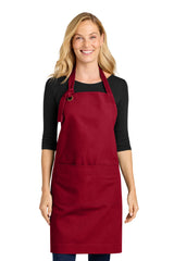 Port Authority ®  Signature Heavy Twill Bib Apron A900 - Port Authority A900