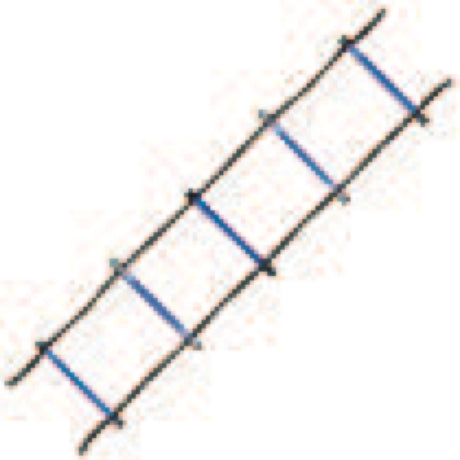 Champion Sports AGLCLR Sectioned Agility Ladder Set 2 Meters