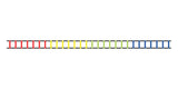 Champion Sports SECTIONED AGILITY LADDER SET 2 METERS