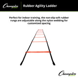 Champion Sports RUBBER AGILITY LADDER