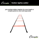 Champion Sports RUBBER AGILITY LADDER