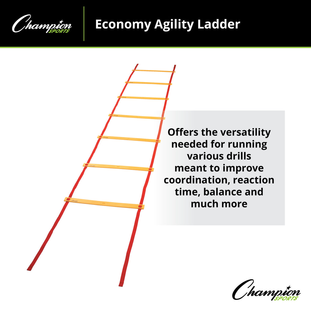 Champion Sports ECONOMY AGILITY LADDER
