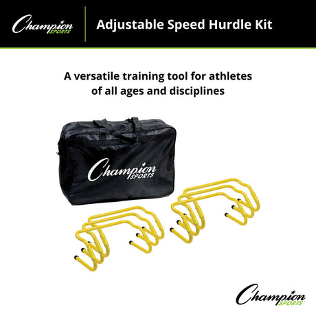Champion Sports AHKIT Adjustable Speed Hurdle Kit