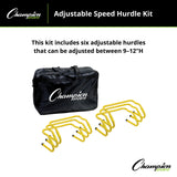 Champion Sports ADJUSTABLE SPEED HURDLE KIT