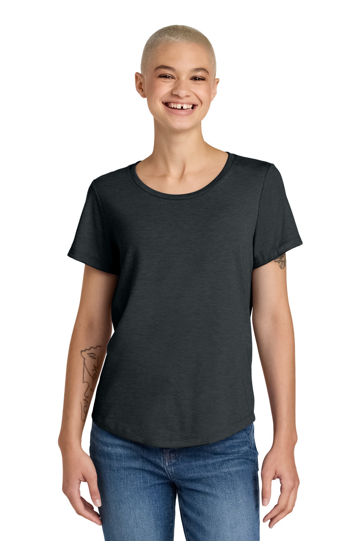 Allmade ®  Women's Relaxed Tri-Blend Scoop Neck Tee AL2015 - AllMade AL2015