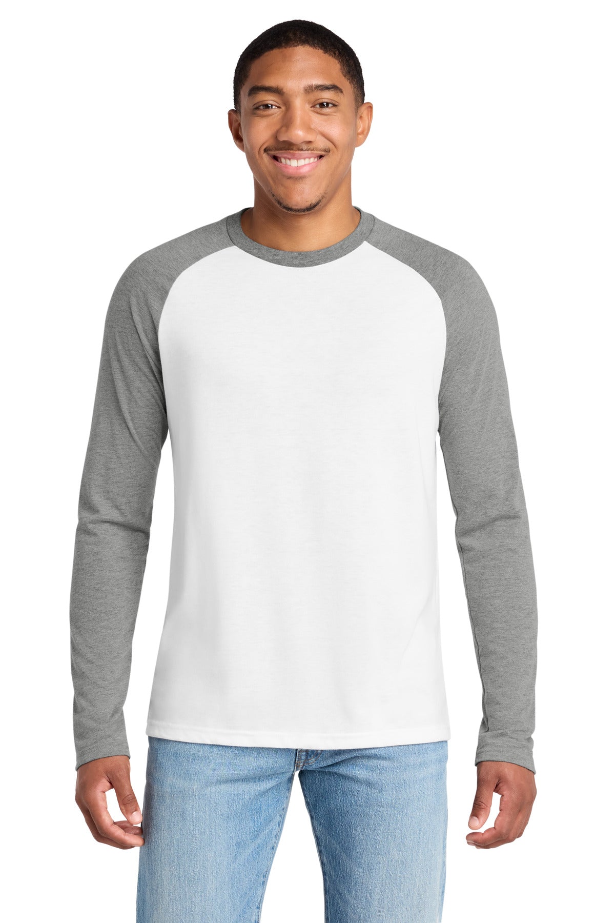 Allmade ®  Unisex Tri-Blend Long Sleeve Colorblock Raglan AL6009 - AllMade AL6009