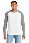Allmade ®  Unisex Tri-Blend Long Sleeve Colorblock Raglan AL6009 - AllMade AL6009