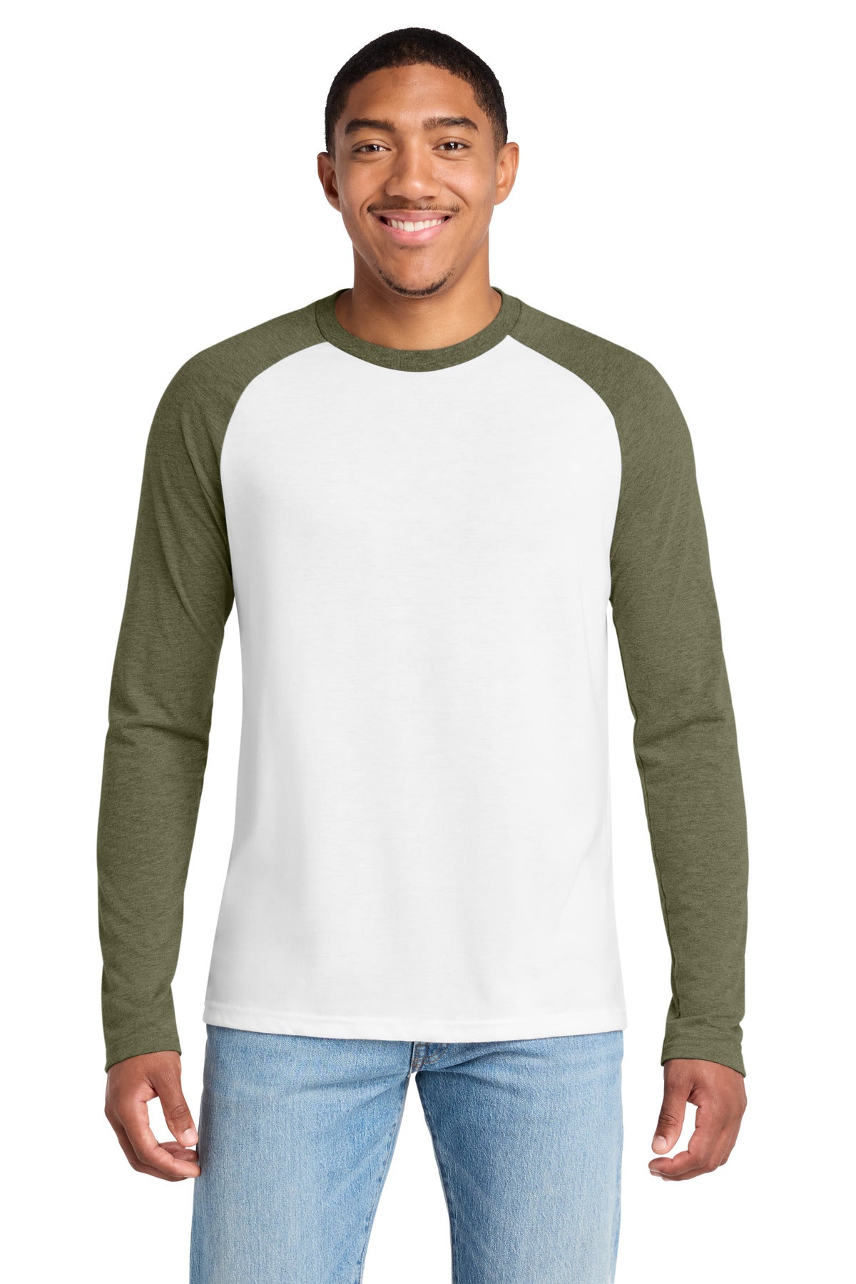 Allmade ®  Unisex Tri-Blend Long Sleeve Colorblock Raglan AL6009 - AllMade AL6009