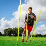 Champion Sports OUTDOOR AGILITY POLE SET