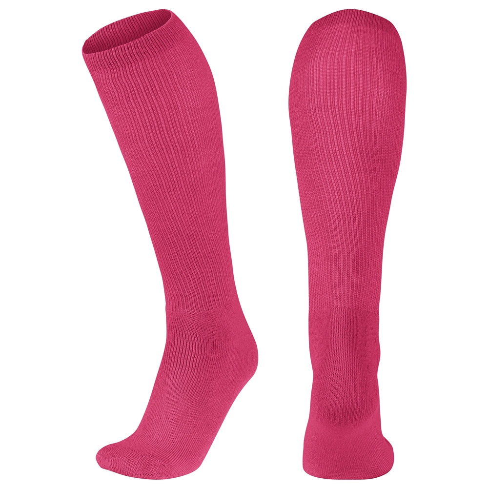 CHAMPRO Women's Multi-Sport Athletic Compression Socks for Baseball, Softball, Football, and More Champro Sports X-Small Hot Pink