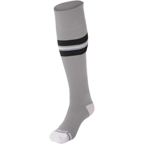 MULTI SPORT STRIPED SOCK | Champro AS3 Accessories Champro Sports Grey, Black, White X-Small