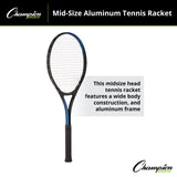 Champion Sports ALUMINUM TENNIS RACKET JUNIOR SIZE 24" L