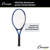 Champion Sports ALUMINUM TENNIS RACKET JUNIOR SIZE 24" L