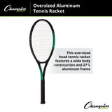 Champion Sports ALUMINUM TENNIS RACKET JUNIOR SIZE 24" L