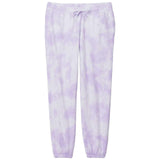 Joe's USA Ladies Beach Washed Cloud Fleece Tie-Dye Sweatpants Joe's USA Amethyst X-Small
