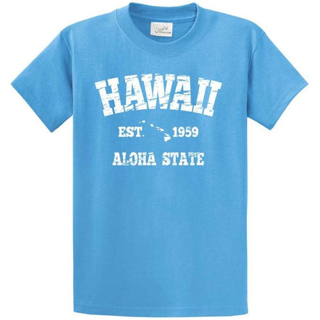 Vintage Hawaiian Islands Tee's in 42 Colors and Regular, Big and Tall Sizes 1959 Joe's USA