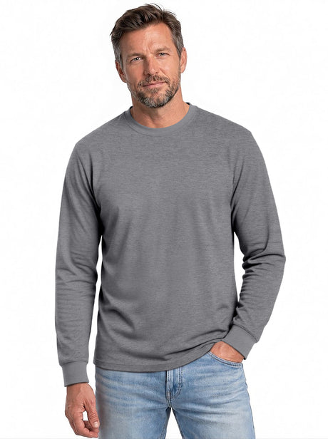 Joe's USA Mens Tall Long Sleeve 50/50 Cotton/Poly T-Shirt