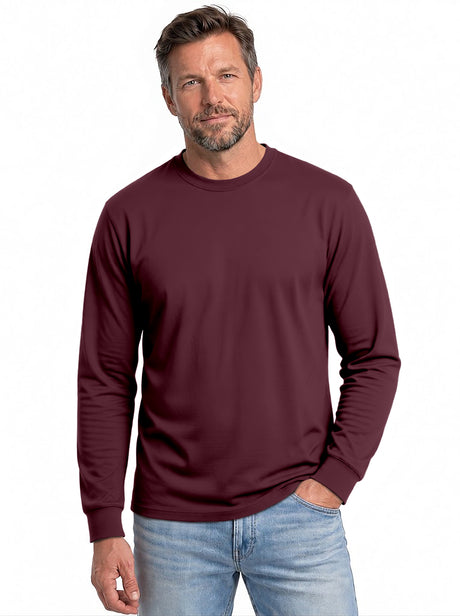 Joe's USA Mens Tall Long Sleeve 50/50 Cotton/Poly T-Shirt