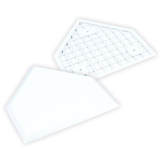 Champro White Home Plate without Spikes | Champro B033 Champro Standard Standard