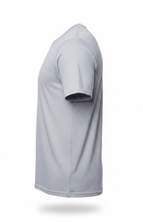 Royal Apparel B1001 Basic Supply Co. Unisex Short Sleeve 4.4 Jersey Tee - Heather Grey